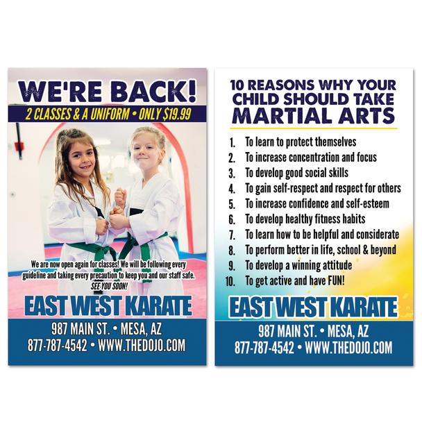 Tell everyone, "We're back!"