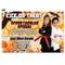 FUN Orange Halloween AD Card