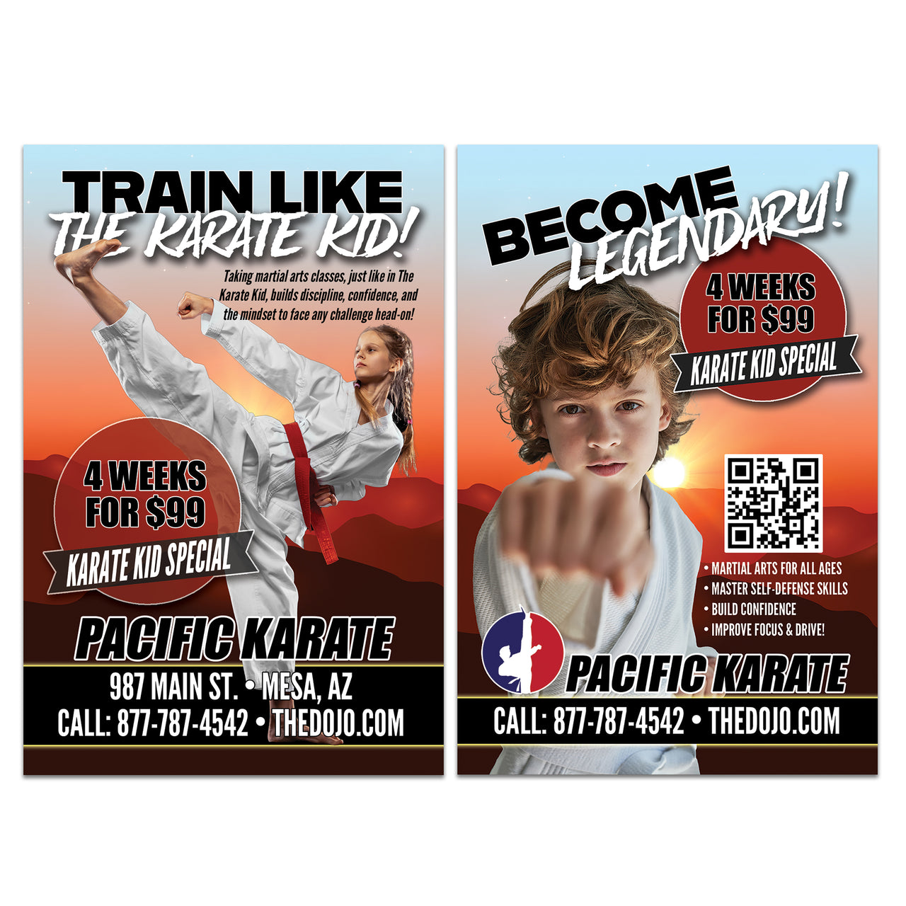 Karate Kid AD Card