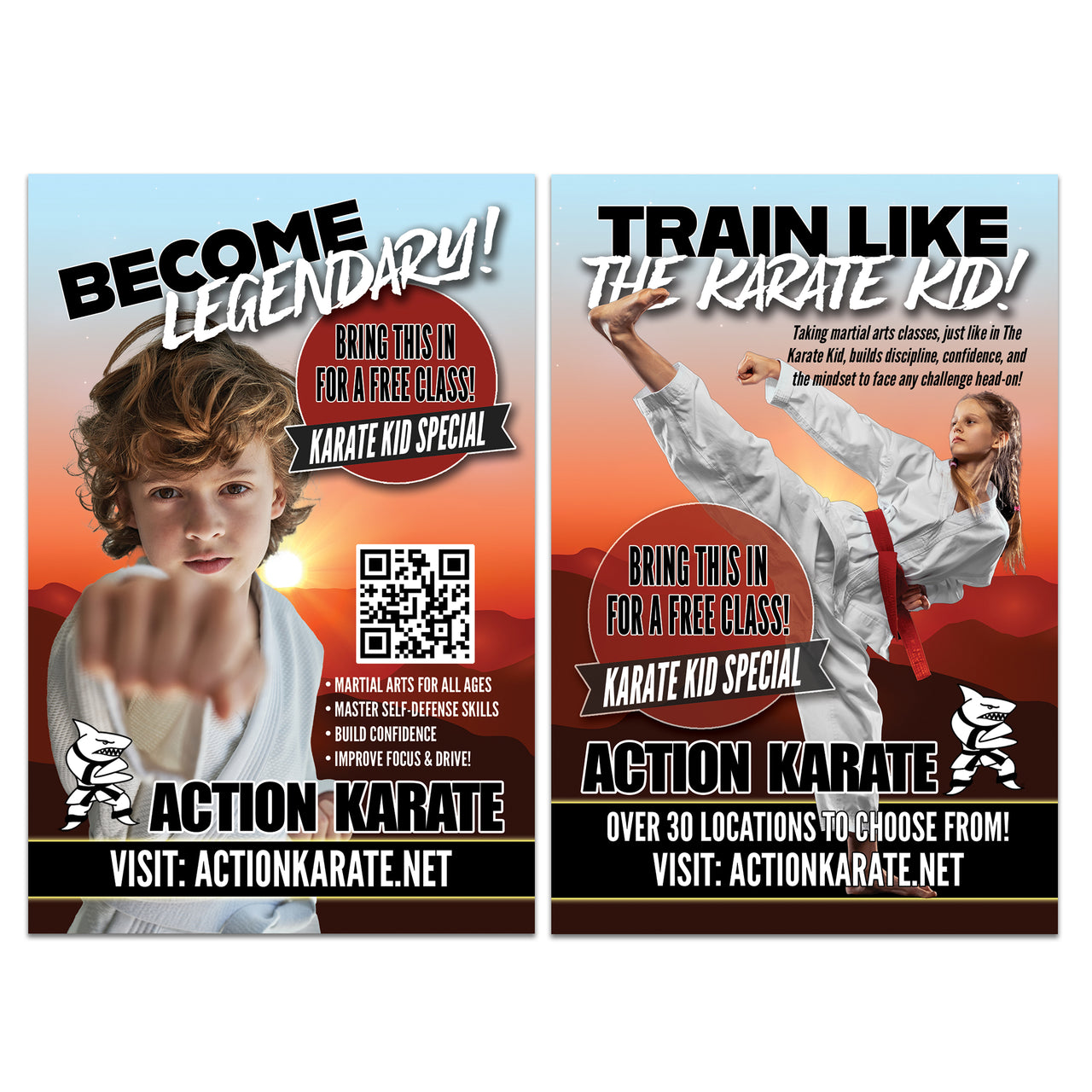 Action Karate Karate Kid Card