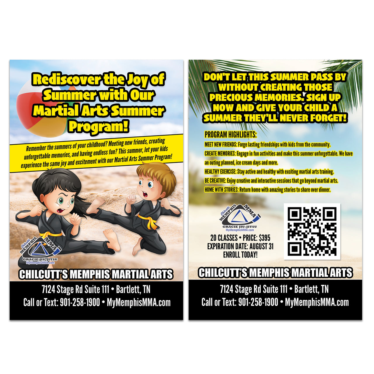 Special Summer Program AD Card