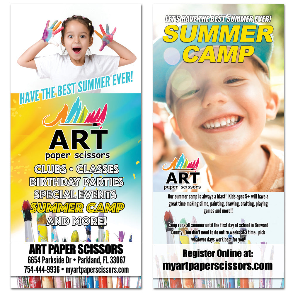 APS Summer Camp Rack Card