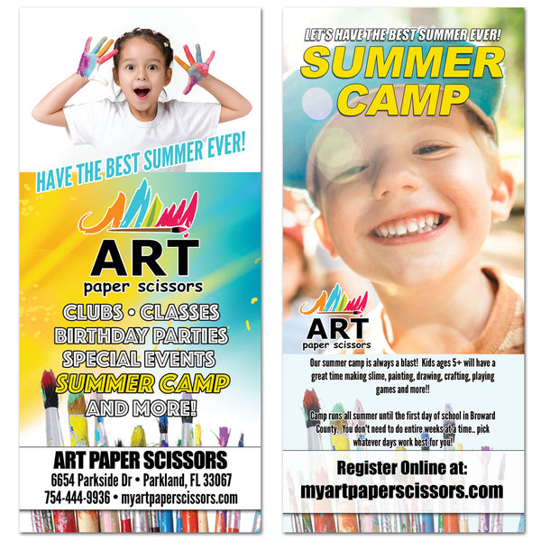 APS Summer Camp Rack Card