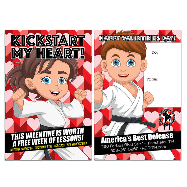 Kickstart My Heart Valentine AD Card