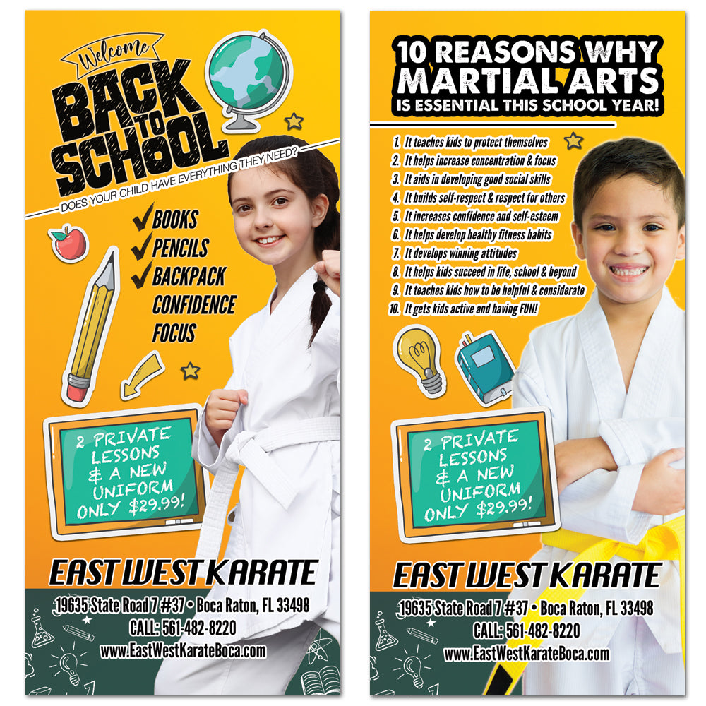 Back To School Rack Card