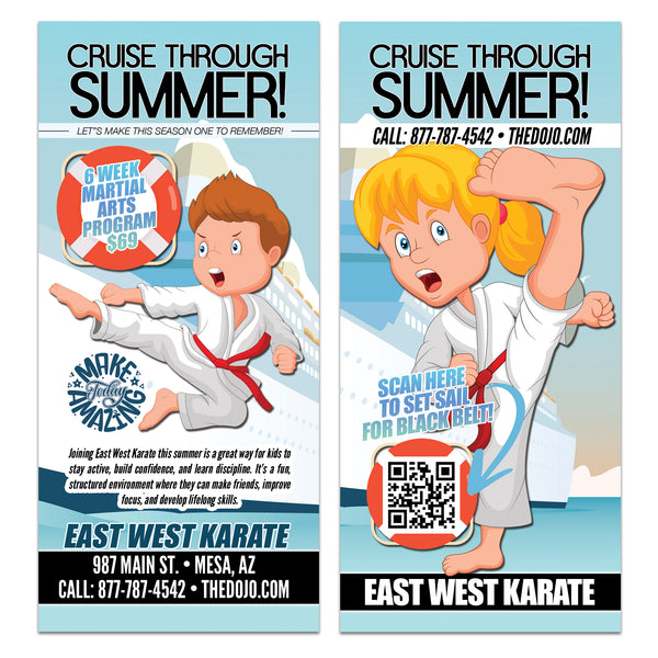 Cruise Through Summer Rack Card