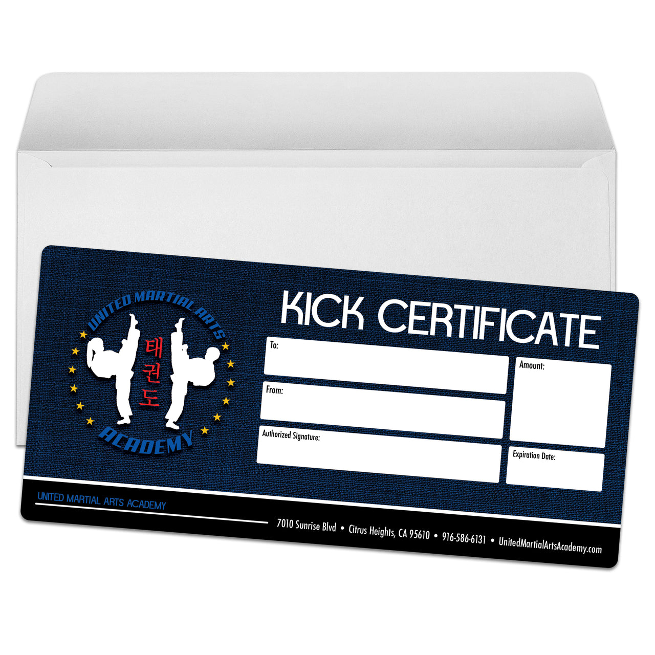 Martial Arts Gift Certificate