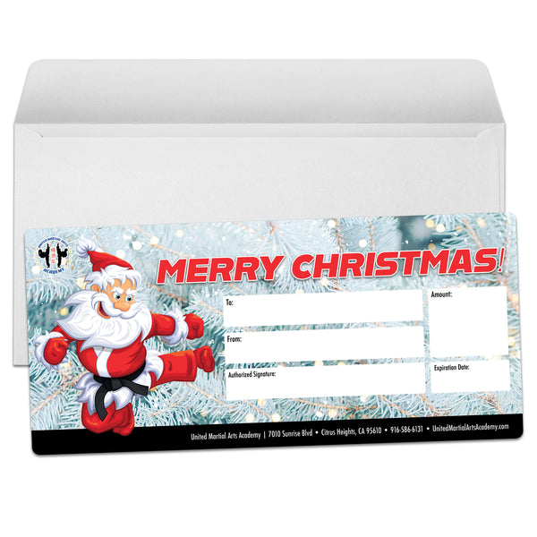 Merry Christmas Gift Certificate