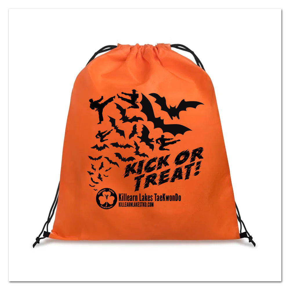 Halloween Drawstring Nylon Tote Bags