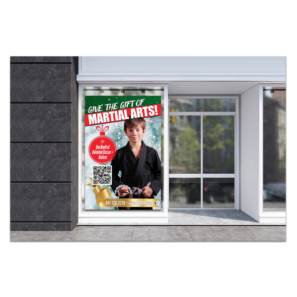 Martial Arts Gift Window Cling