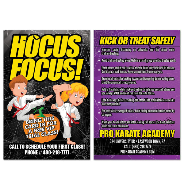 NEW! Hocus Focus Halloween AD Card 03 - Get Students