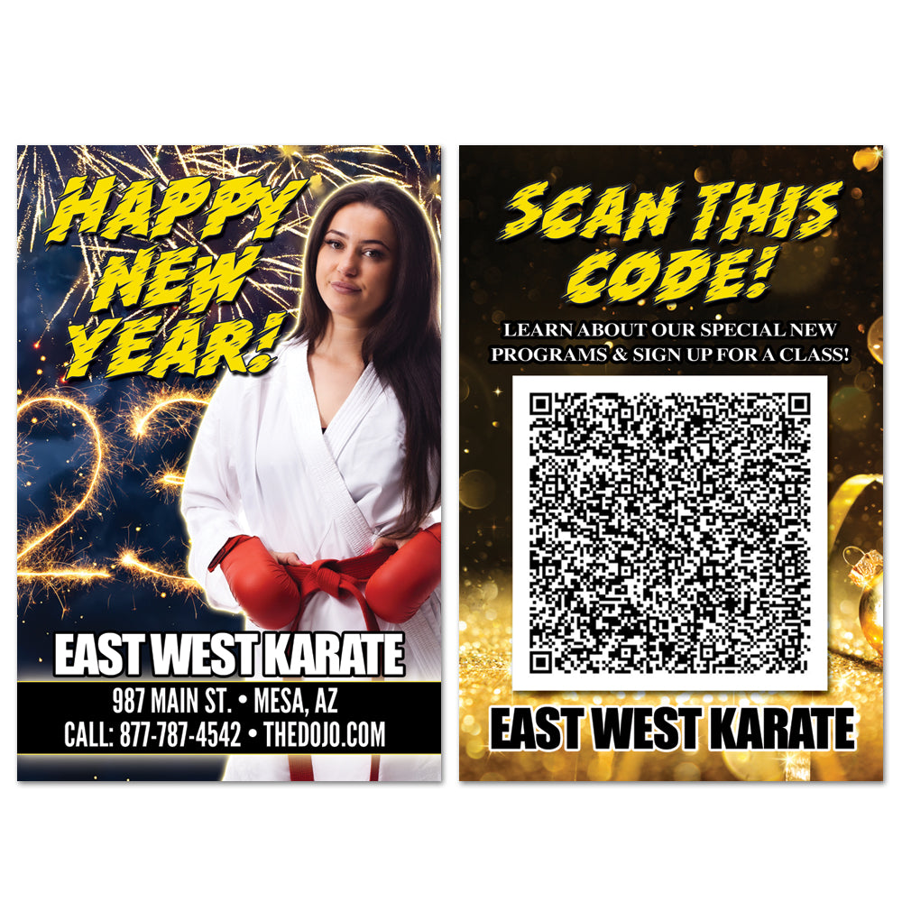 New Years Adult QR AD Card - Get Students