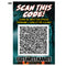 Halloween QR Code AD Card - Get Students