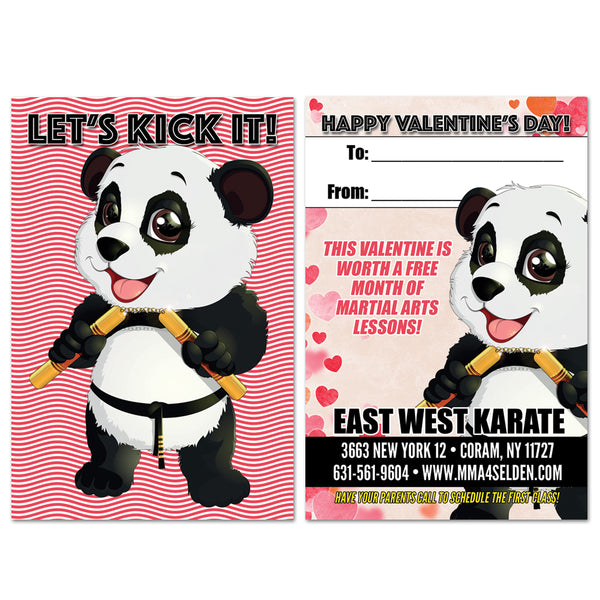 Panda Valentine AD Card - Get Students