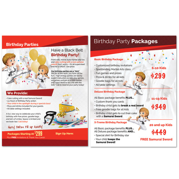 B90Z Glossy Double-Sided Flyers - Get Students