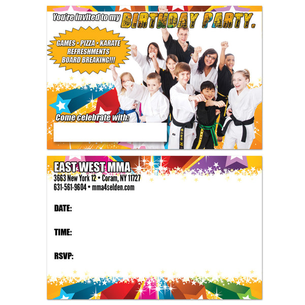 Birthday Party Invitation Postcard - Get Students