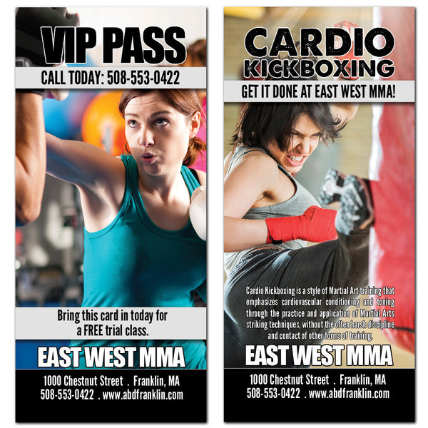 Cardo Kickboxing Rack Card - Get Students
