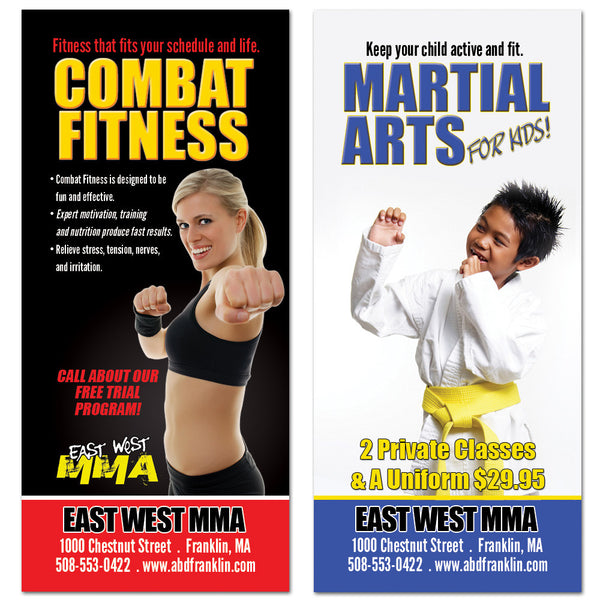 Combat Fitness & Kids Rack Card - Get Students