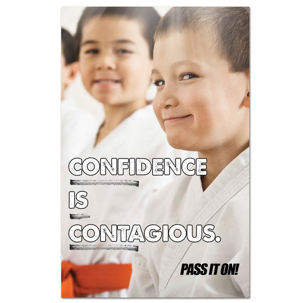 Confidence Is Contagious Banner - Get Students