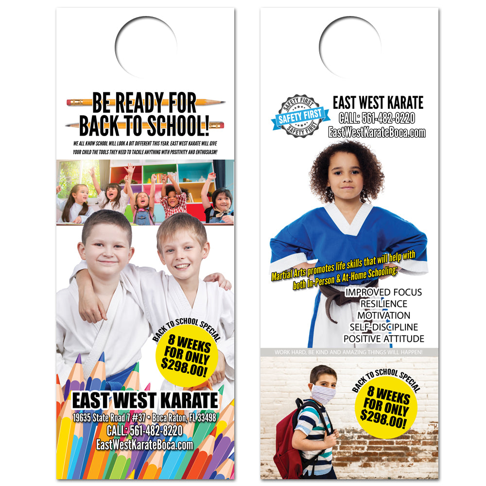 2020 Back To School Doorhanger - Get Students