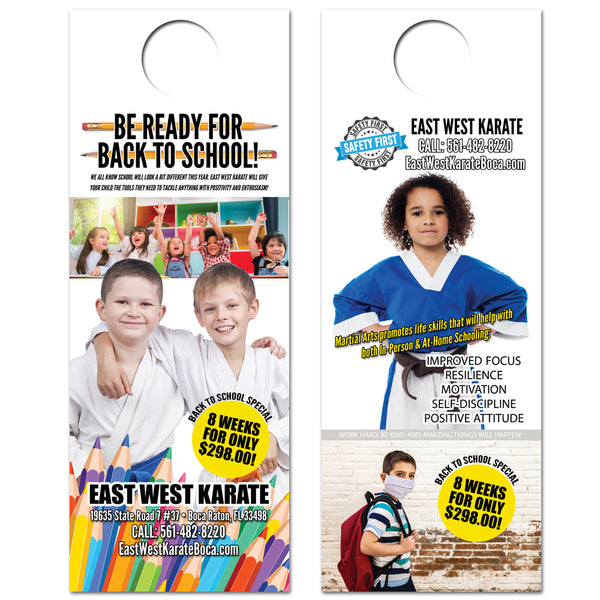 2020 Back To School Doorhanger - Get Students