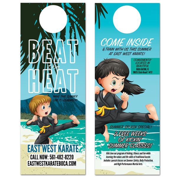 Beat The Heat Doorhanger - Get Students