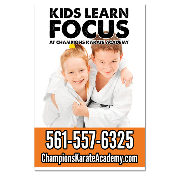 Kids Learn Focus Window Cling - Get Students