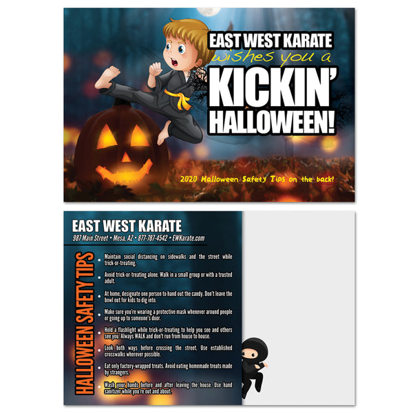 NEW Halloween Safety Tips Postcard - Get Students