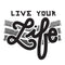 Live Your Life Cling - Get Students