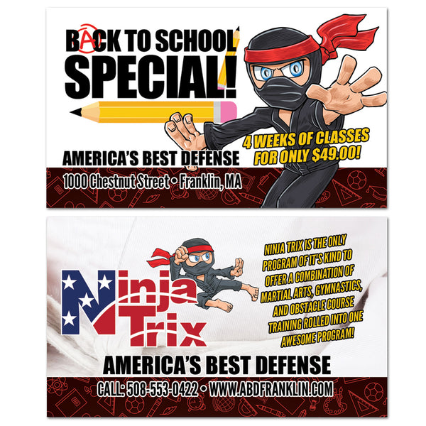 Ninja Trix VIP Card - Get Students