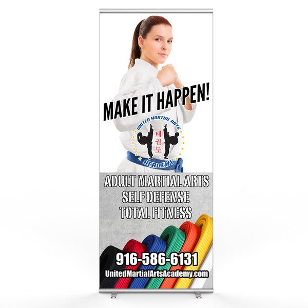 Adults Pop Up Banner - Get Students