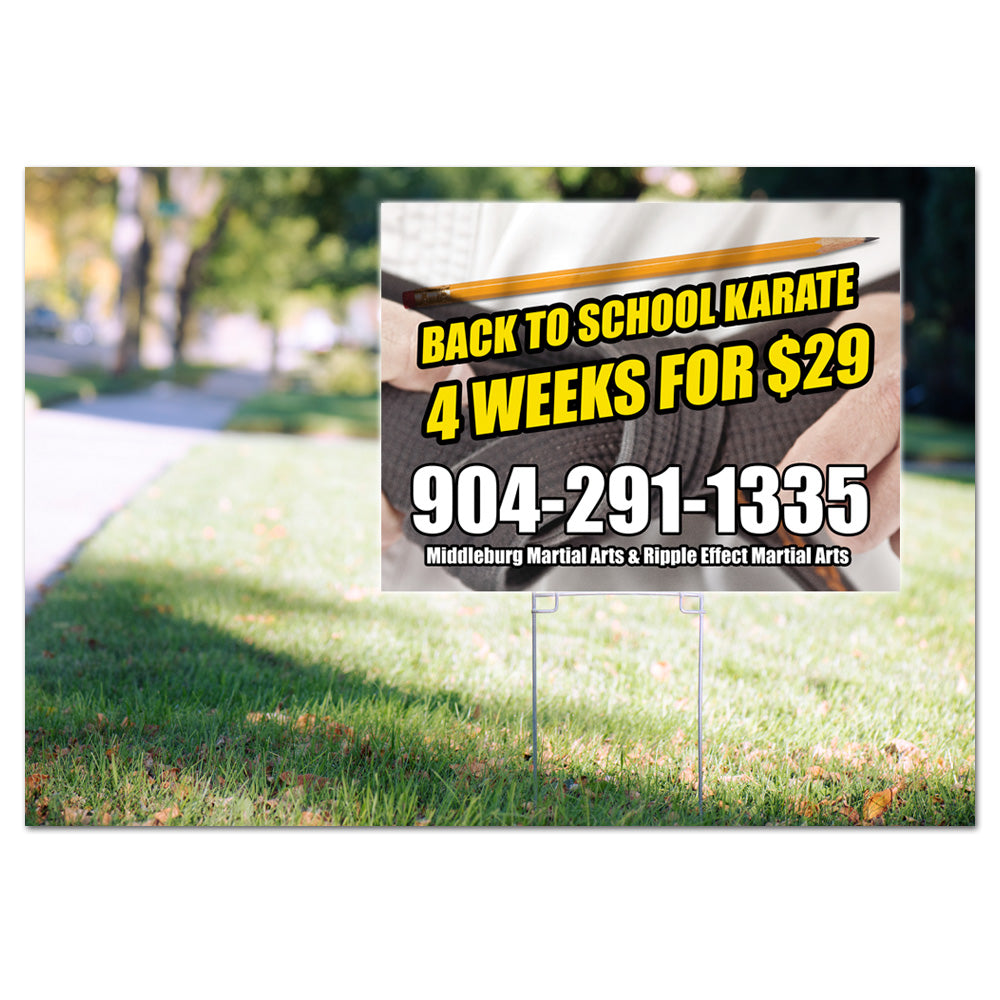 Back To School Snipe Signs - Get Students