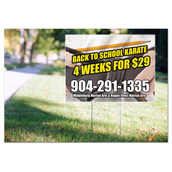 Back To School Snipe Signs - Get Students