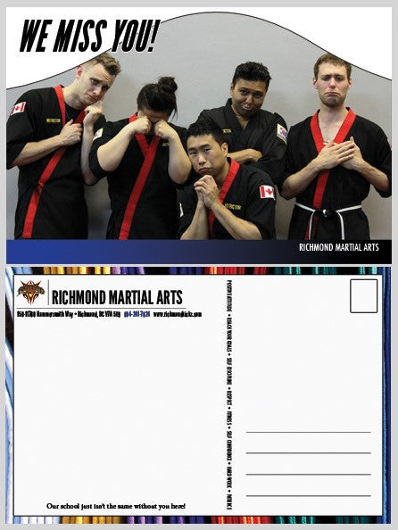 Miss You Custom Image Postcard - Get Students
