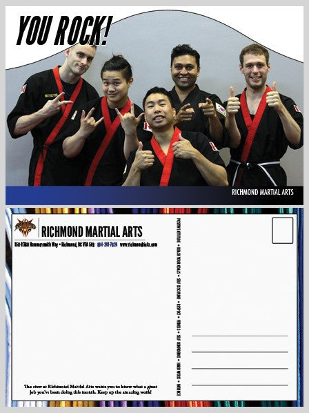 You Rock Custom Image Postcard - Get Students