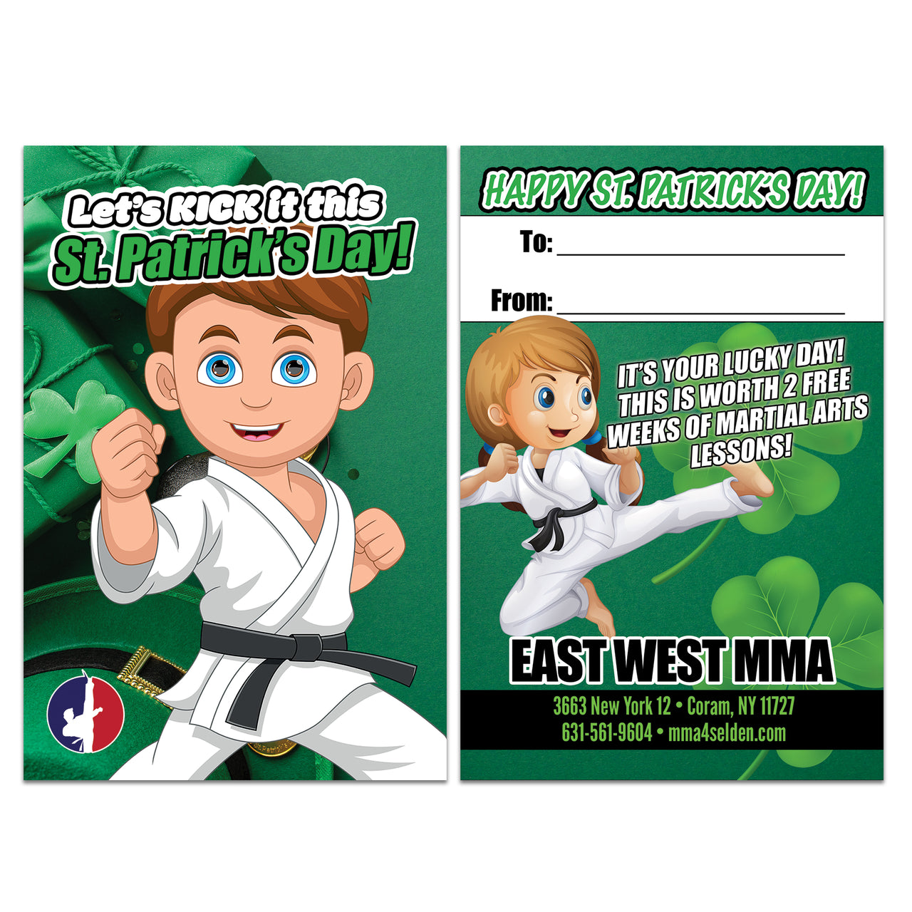 St Patrick's Day AD Card 2