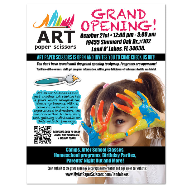 APS Grand Opening Flyer