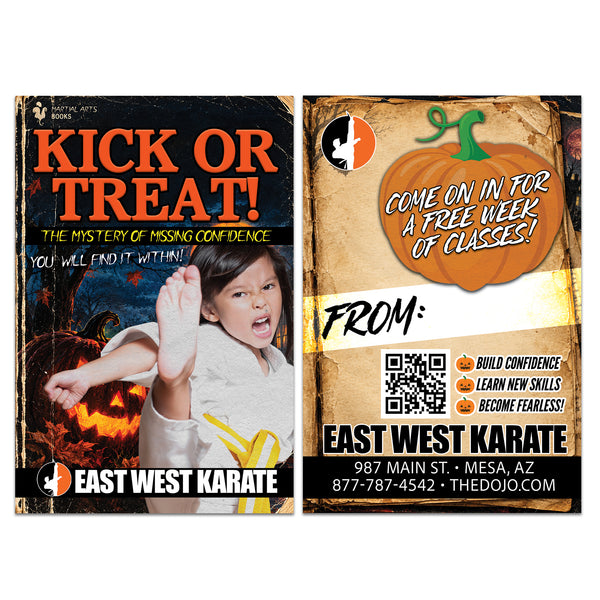Pulp Novel Halloween Buddy Card