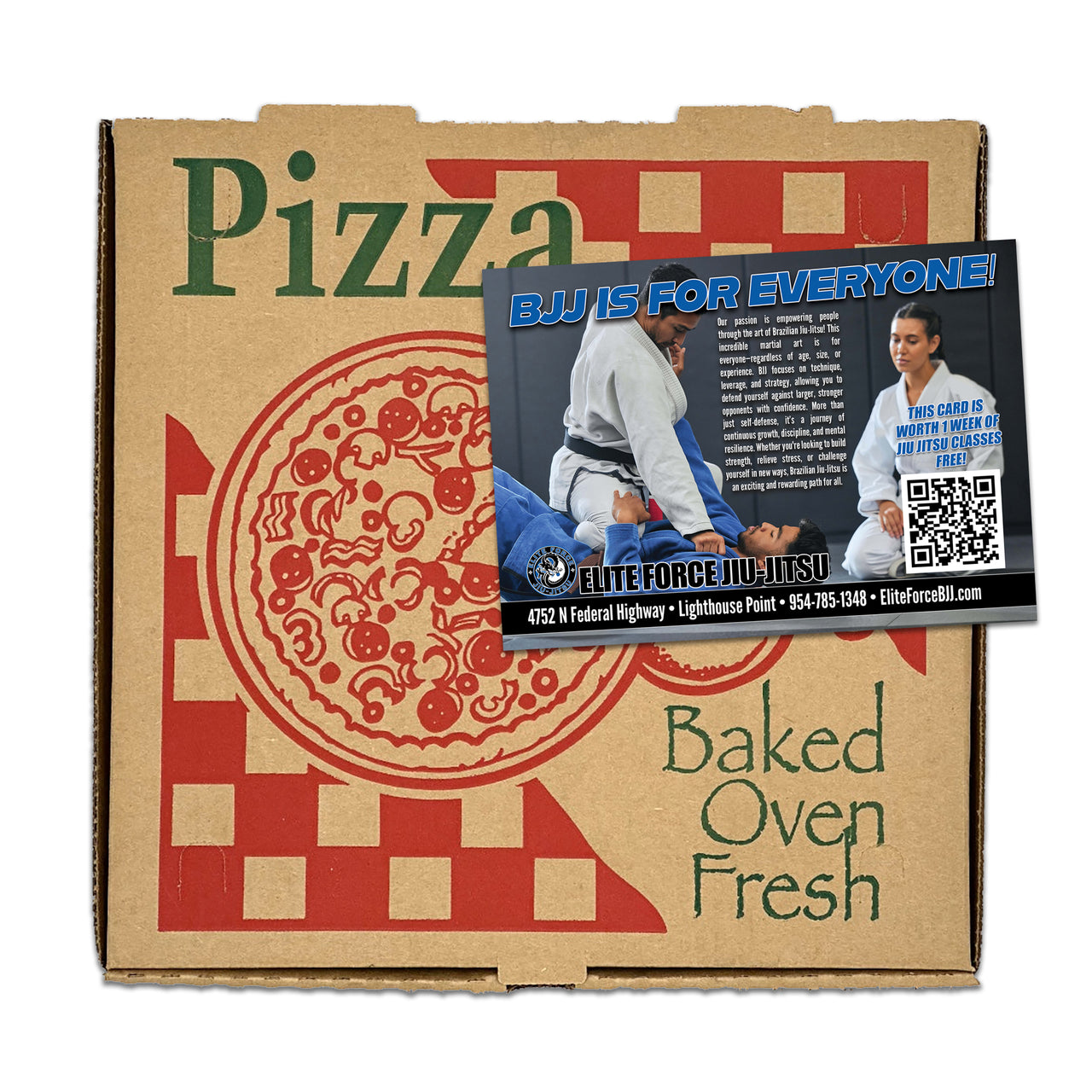 BJJ Pizza Box Toppers