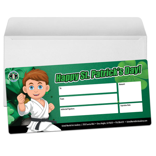 St. Patrick's Day Gift Certificate - Get Students