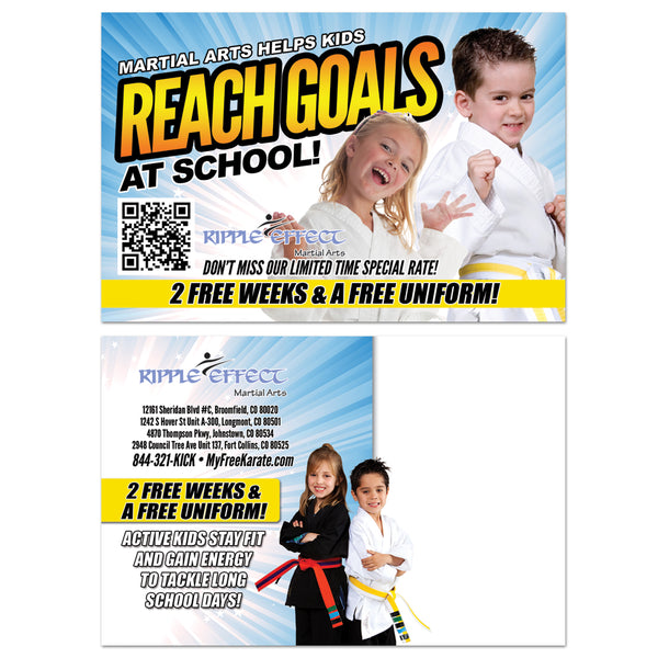 Reach Your Goals Postcard