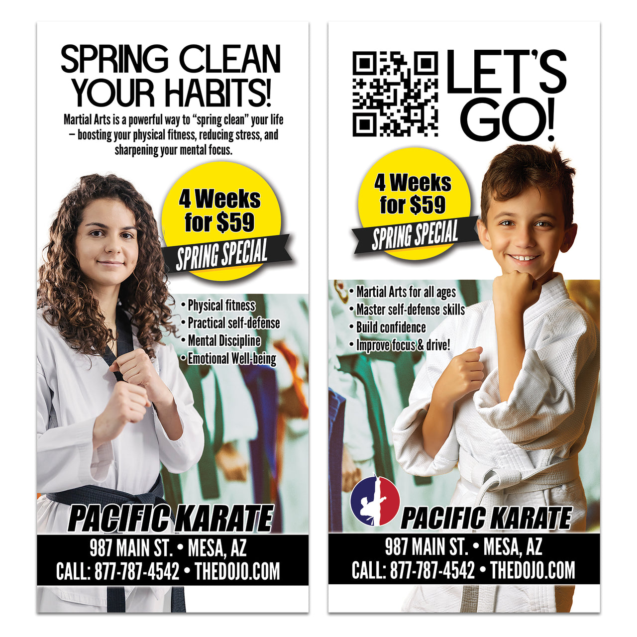 Spring Clean Your Life Rack Card