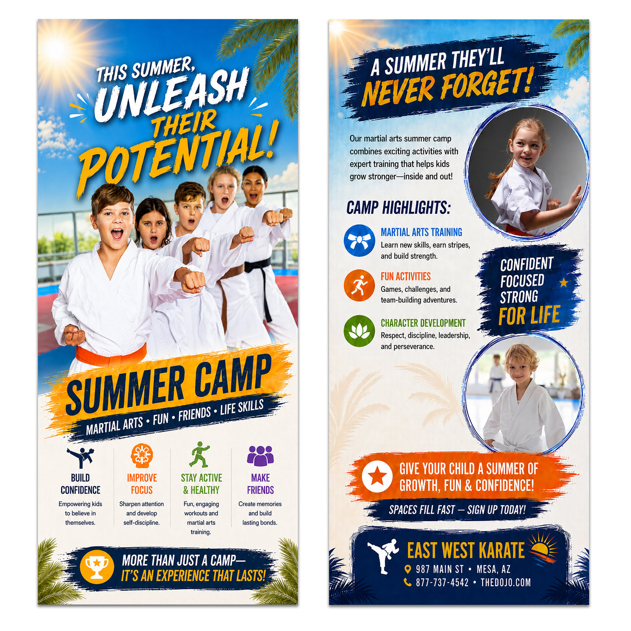 Summer Camp 2026  Rack Card - Get Students