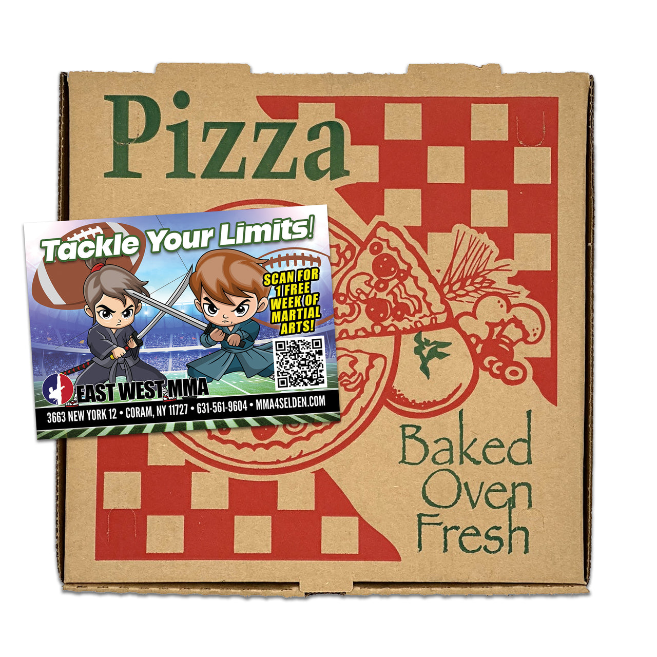 Game Day Pizza Box Toppers