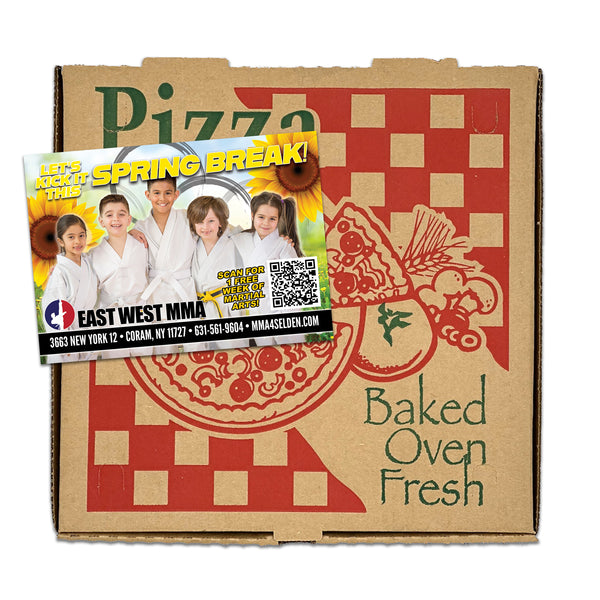 Spring Break Pizza Box Toppers