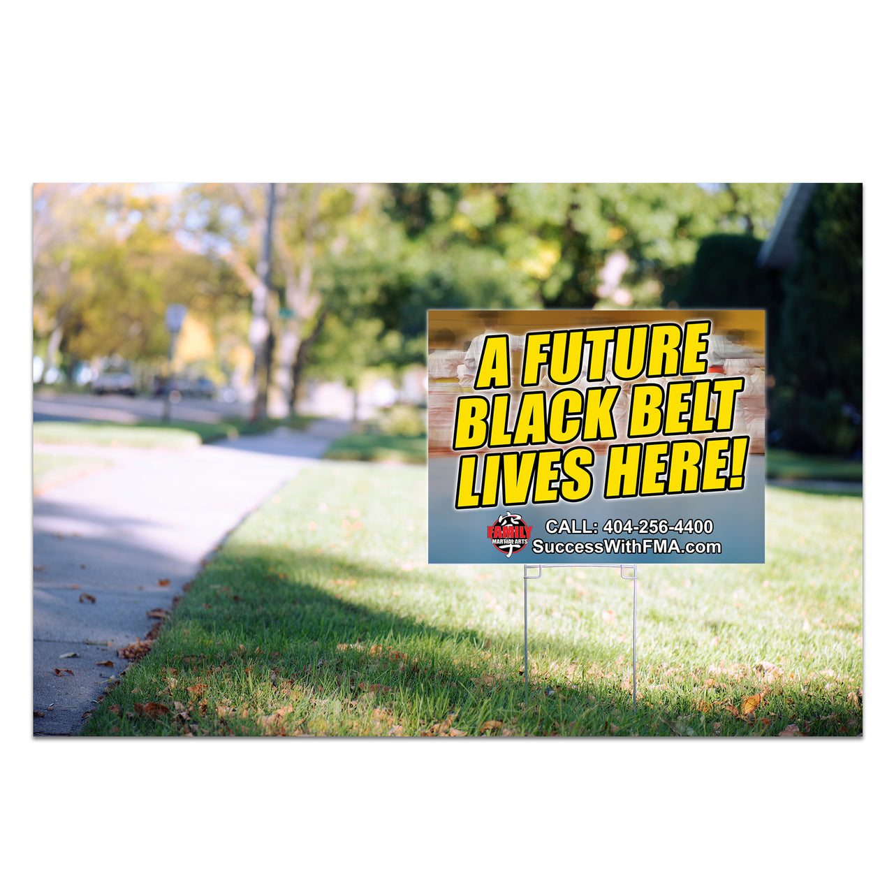 Future Black Belt Yard Signs - Pack of 50 or 100