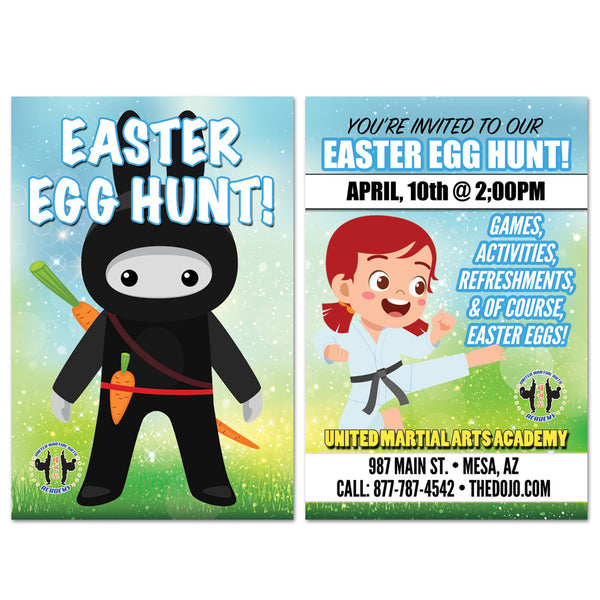 Easter Egg Hunt Invite Card