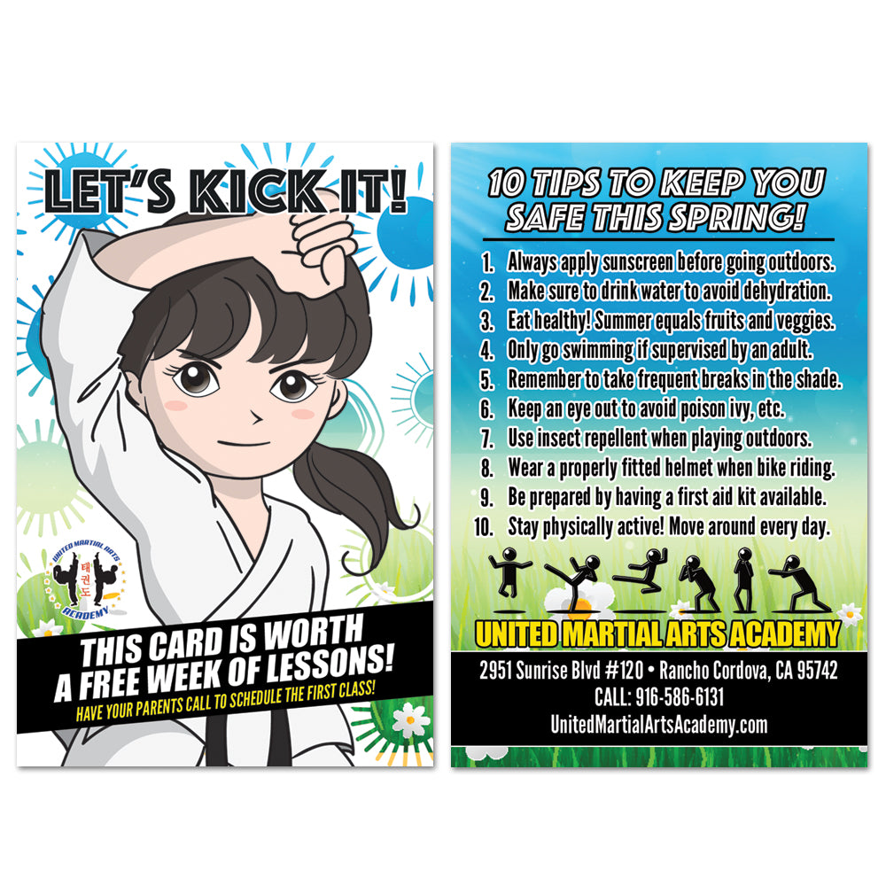 Spring Safety Tips AD Card - Get Students