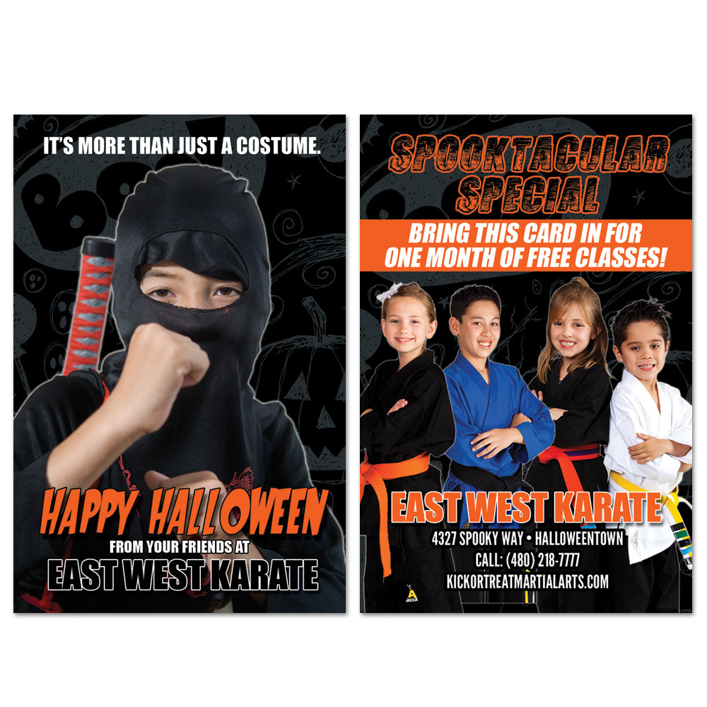 Halloween Ninja AD Card - Get Students