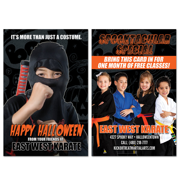 Halloween Ninja AD Card - Get Students